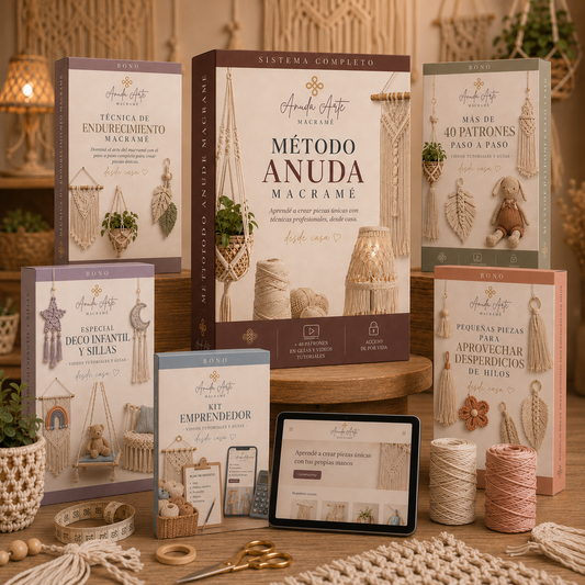 MÉTODO ANUDA ARTE - SISTEMA COMPLETO + 5 BONOS GRATIS